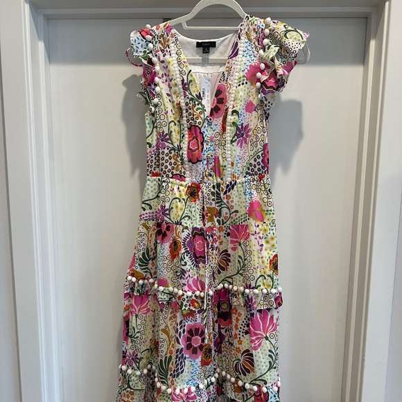 J. Crew Pom-pom dress in Ratti® retro floral - Picture 2 of 4